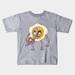 Scary Sunny Side Up Kids T-Shirt